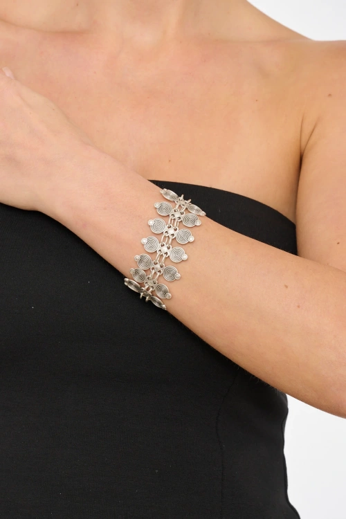 Kiraz Silver Plated Bracelet