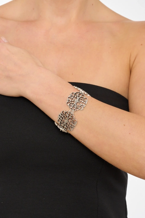 Kiraz Silver Plated Bracelet