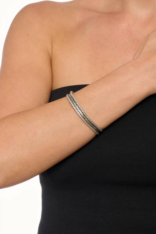 Kiraz Silver Plated Bracelet