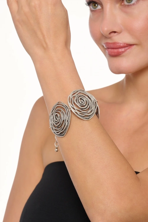 Kiraz Silver Plated Bracelet