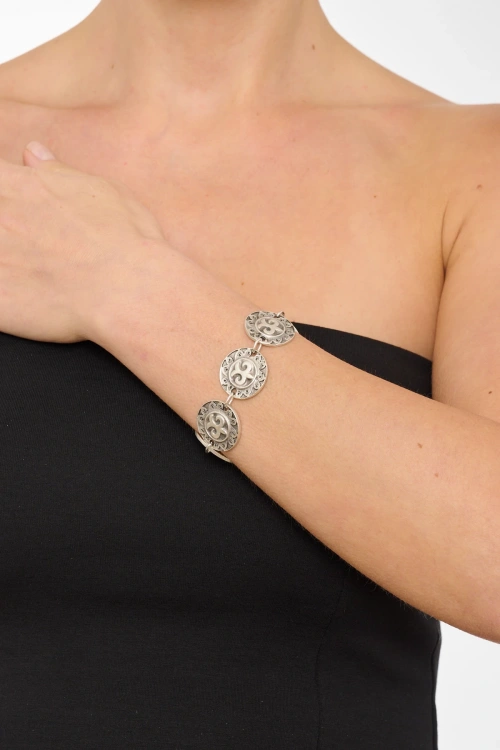 Kiraz Silver Plated Bracelet