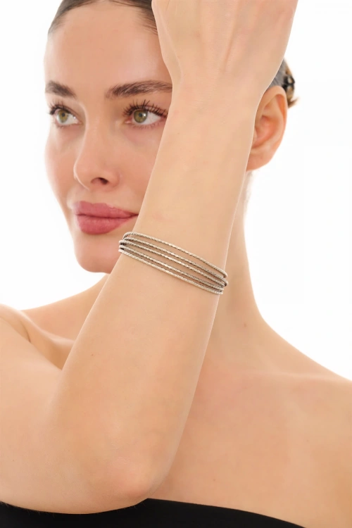 Kiraz Silver Plated Bracelet
