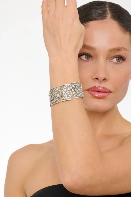 Kiraz Silver Plated Bracelet