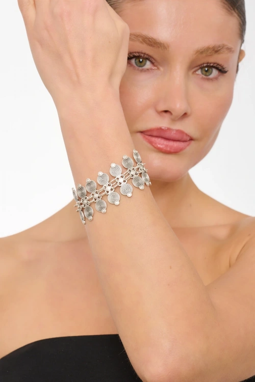 Kiraz Silver Plated Bracelet