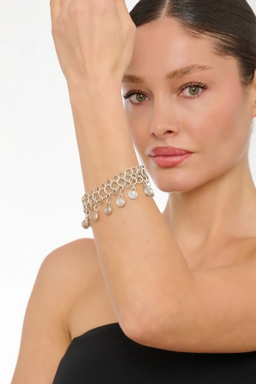 Kiraz Silver Plated Bracelet