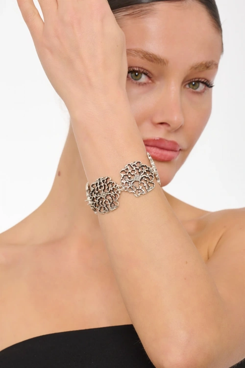 Kiraz Silver Plated Bracelet