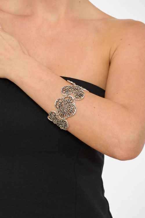 Kiraz Silver Plated Bracelet