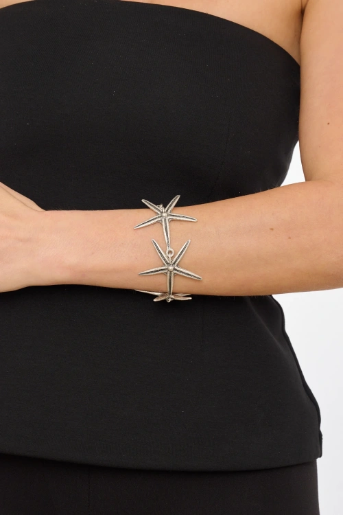 Kiraz Silver Plated Star Bracelet