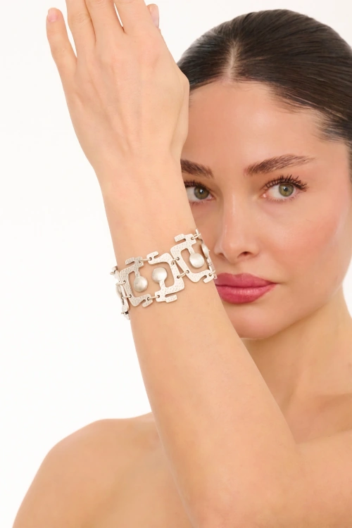 Kiraz Silver Plated Bracelet