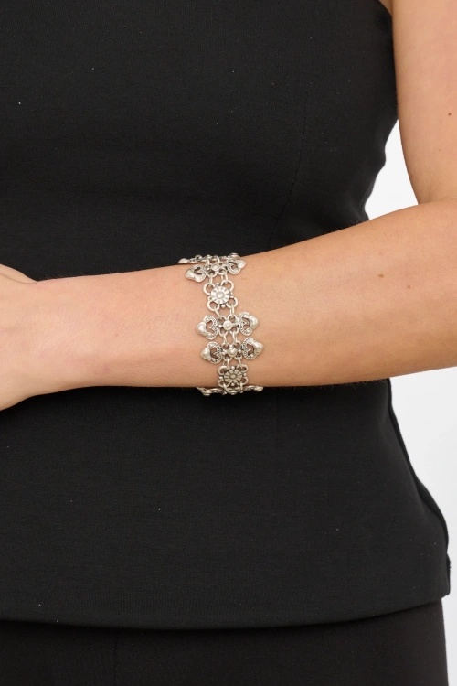 Kiraz Silver Plated Bracelet