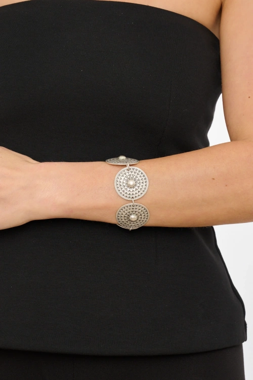 Kiraz Silver Plated Bracelet