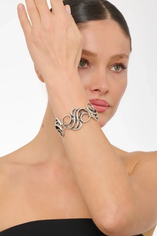 Kiraz Silver Plated Bracelet