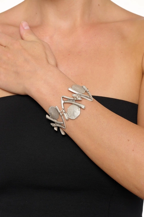 Kiraz Silver Plated Bracelet