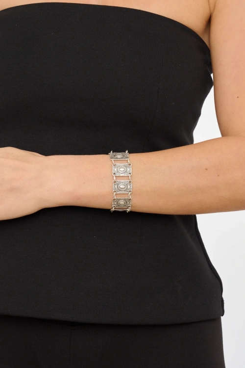 Kiraz Silver Plated Bracelet