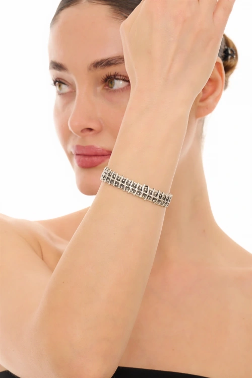 Kiraz Silver Plated Bracelet