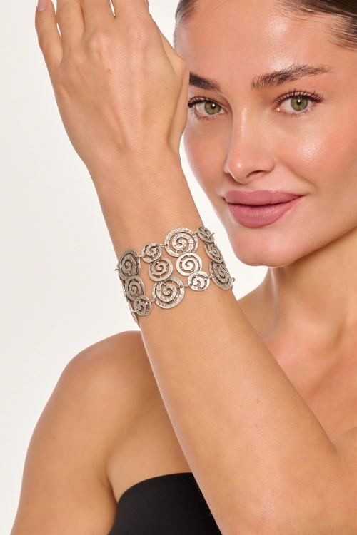 Kiraz Silver Plated Bracelet