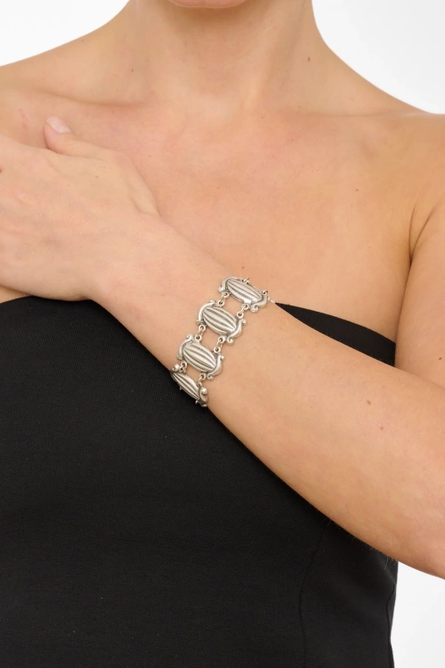 Kiraz Silver Plated Bracelet
