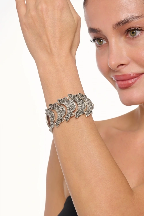 Kiraz Silver Plated Bracelet