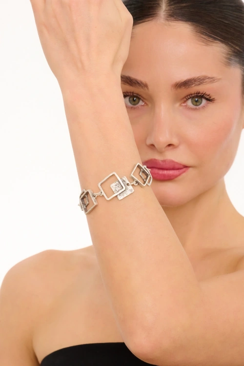 Kiraz Silver Plated Bracelet