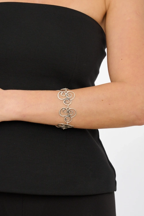 Kiraz Silver Plated Bracelet