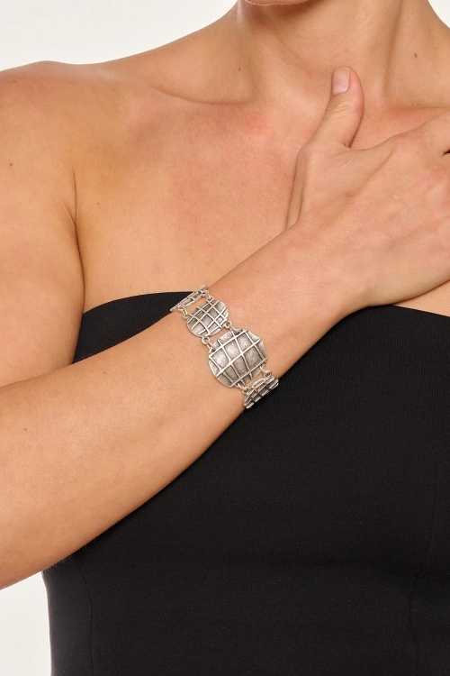 Kiraz Silver Plated Bracelet