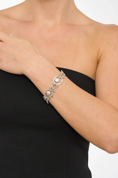 Kiraz Silver Plated Bracelet