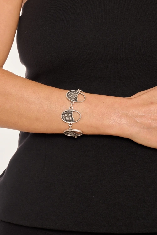 Kiraz Silver Plated Bracelet