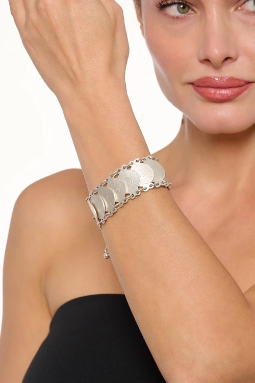 Kiraz Silver Plated Bracelet