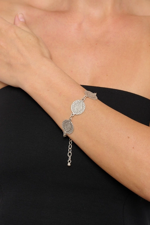 Kiraz Silver Plated Bracelet