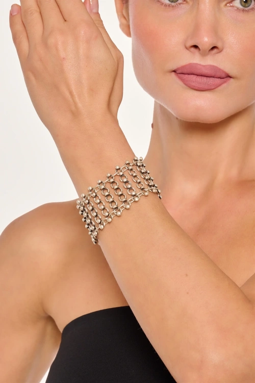 Kiraz Silver Plated Bracelet