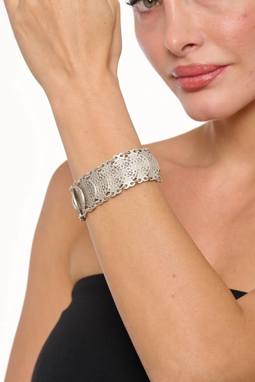 Kiraz Silver Plated Bracelet