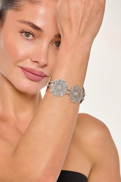 Kiraz Silver Plated Bracelet