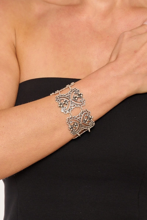 Kiraz Silver Plated Bracelet
