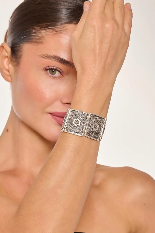 Kiraz Silver Plated Bracelet