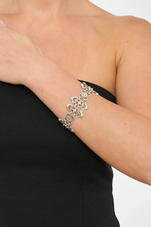 Kiraz Silver Plated Bracelet