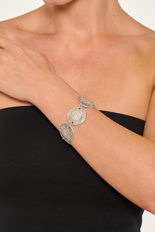 Kiraz Silver Plated Bracelet