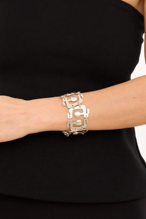 Kiraz Silver Plated Bracelet