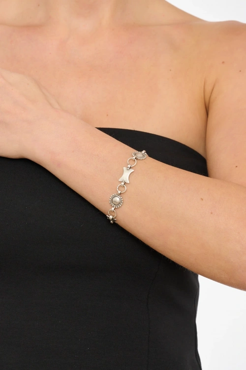 Kiraz Silver Plated Bracelet