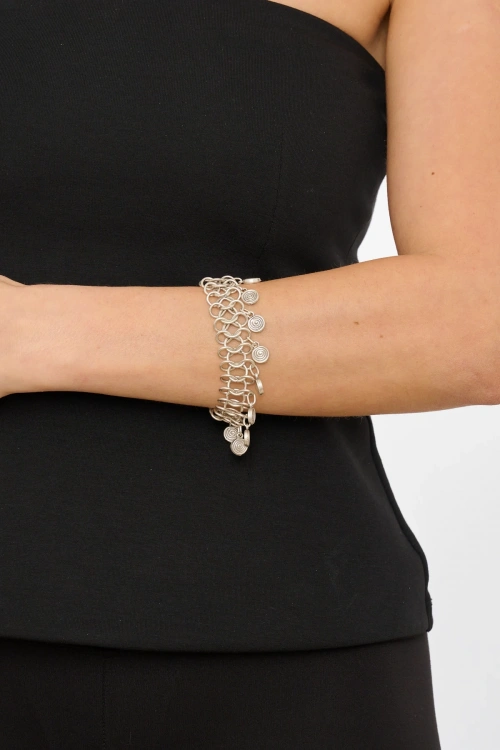 Kiraz Silver Plated Bracelet