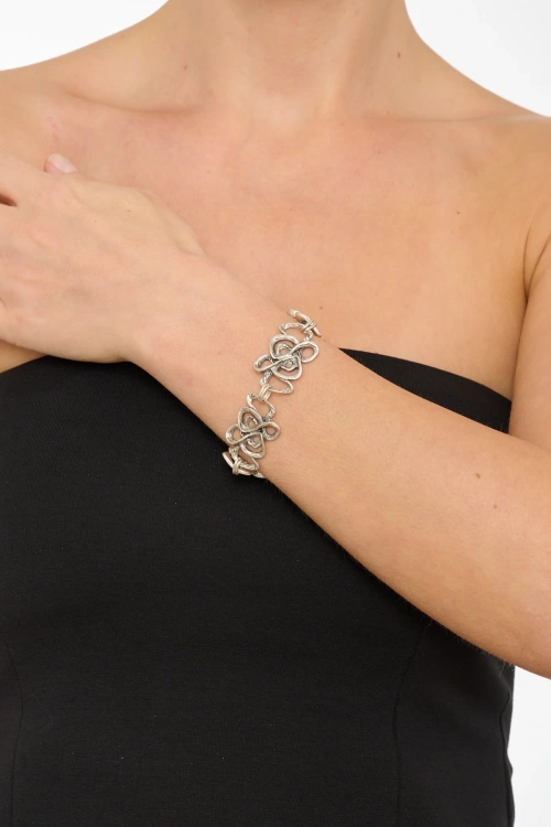 Kiraz Silver Plated Bracelet