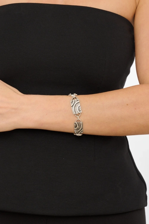 Kiraz Silver Plated Bracelet