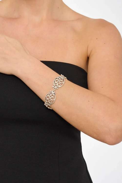 Kiraz Silver Plated Bracelet