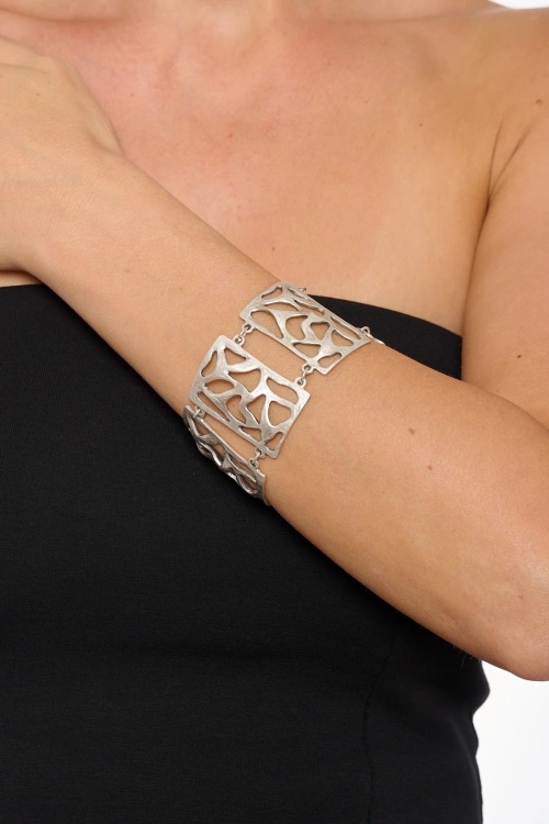 Kiraz Silver Plated Bracelet
