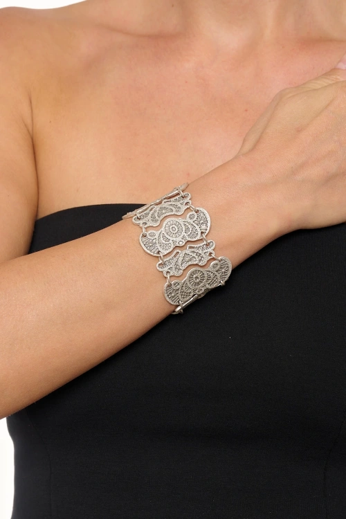 Kiraz Silver Plated Bracelet