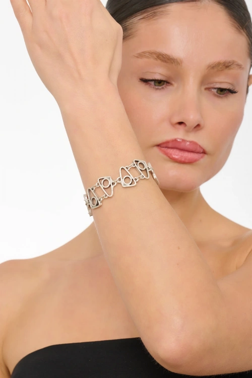 Kiraz Silver Plated Bracelet