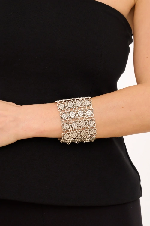 Kiraz Silver Plated Bracelet