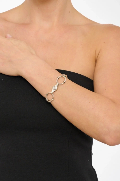 Kiraz Silver Plated Bracelet