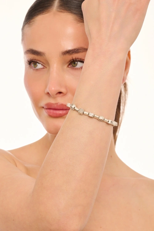 Kiraz Silver Plated Bracelet