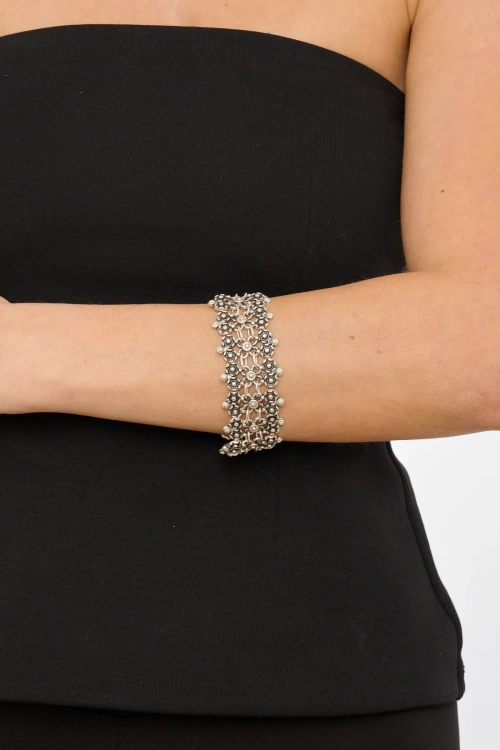 Kiraz Silver Plated Bracelet