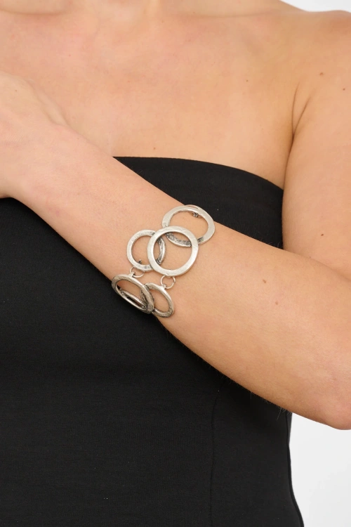 Kiraz Silver Plated Bracelet